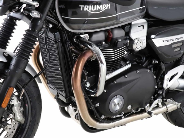 Motorbeschermer chroom voor Triumph Speed Twin (19-21) Hepco & Becker