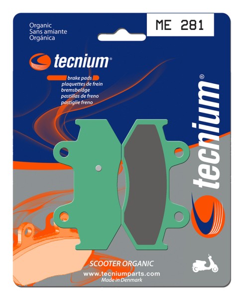 Tecnium organische remblokken voor scooter - ME281