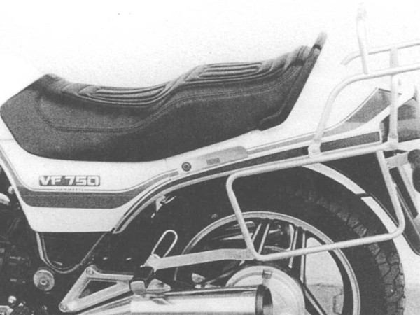 Buisvormige bagagedrager topkoffer zwart voor Honda VF 750 S (82-84) Origineel Hepco & Becker