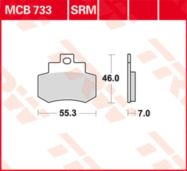 TRW Lucas remblok MCB620