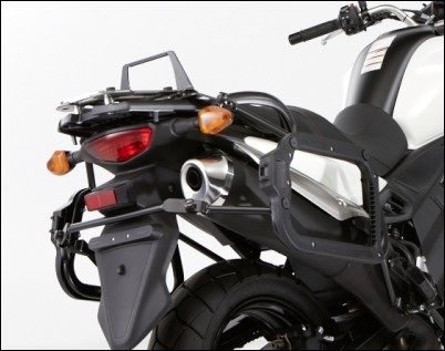Zijtasdrager (afneembare bevestiging) voor Suzuki V-Strom 650 BJ. 2012-2016