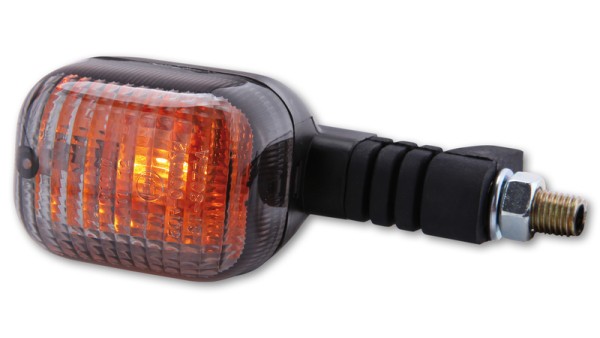 HIGHSIDER Smart Duc-stijl knipperlichtbehuizing zwart / lens rookgrijs (stuk), rechtsvoor