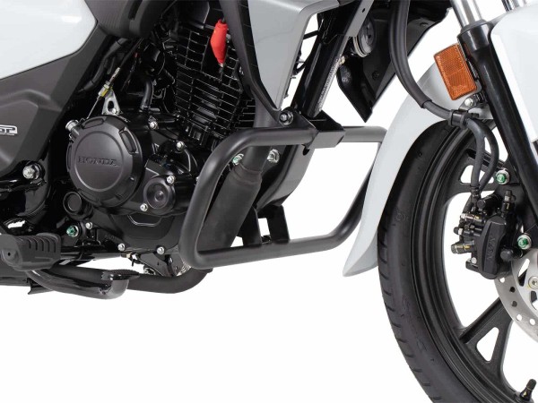 Protezione motore nera per Honda CB 125 F (21-25) Hepco & Becker