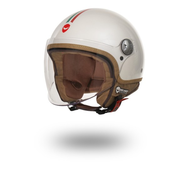 Helmo Milano Demi Jet Veloce wit glanzend