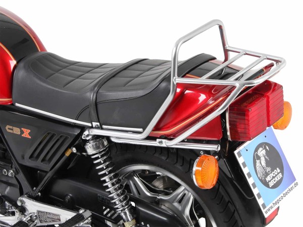 Buisvormig bagagerek topkoffer chroom voor Honda CBX 1000 (78-80) Hepco & Becker
