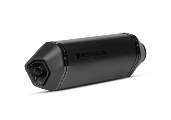 Sportuitlaat Remus "Notte" Black Edition voor Vespa GTS/GTS Super/GTV 300cc HPE (`20-) Euro 5