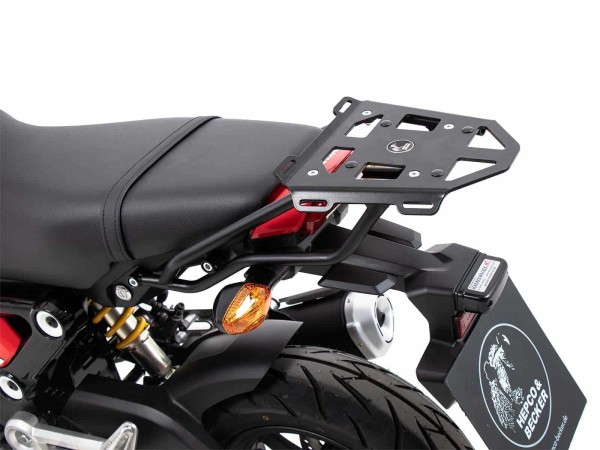 Minirack zachte bagagedrager zwart voor Honda MSX 125 Grom (21-) Hepco & Becker