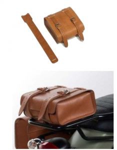 Originele lederen tas, bruin voor Moto Guzzi V7 I+II