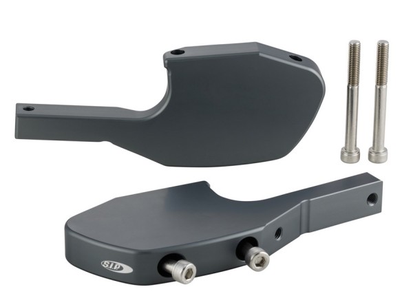 Voetsteun adapter achterbank voor Vespa GTS/GTS Super/GTV/GT 60/GT/GT L 125-300ccm, mat grijs