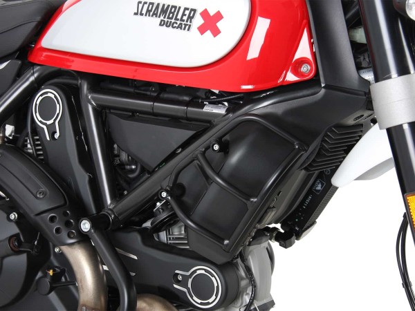 Radiateurbeschermer zwart voor Ducati Scrambler 800 (15-18) Hepco & Becker