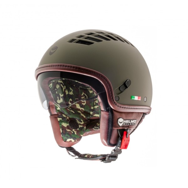 Helmo Milano Demi Jet, ViaColVento, groen, mat