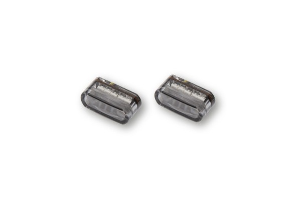 HIGHSIDER Smart Module-1 LED-knipperlichtmodule lens rookgrijs (paar), voor & achter