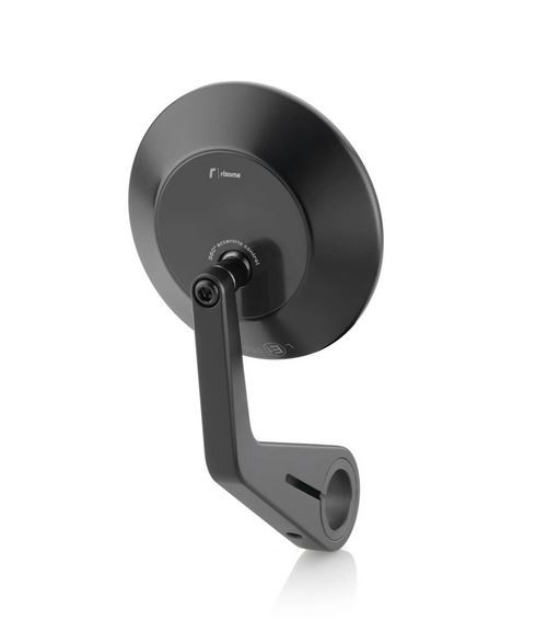 Stuurspiegel RIZOMA ECCENTRICO links of rechts voor Vespa, zwart