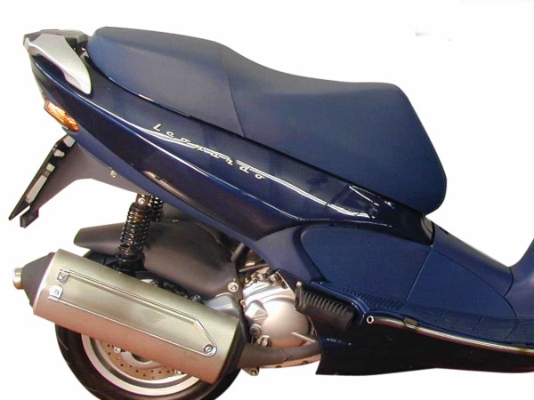 Buisvormig bagagerek zilver voor Aprilia Leonardo 250 (99-01) Hepco & Becker