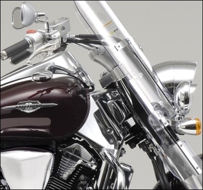 Stuurkopdeksel, chroom voor Suzuki C1800R BJ. 2008-2012