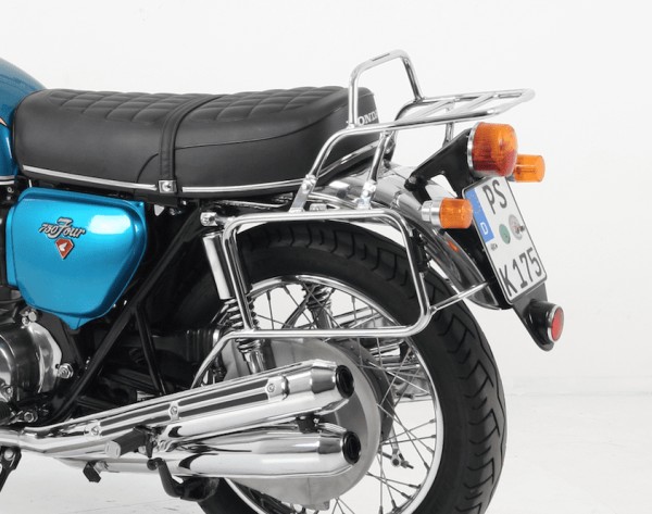Buisvormig bagagerek topkoffer drager en zijkoffer drager voor Honda CB 750 Four K0-K6 (70-76)