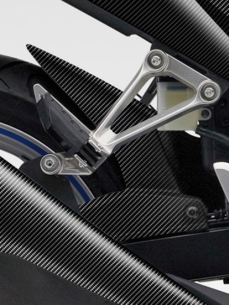 Achterwielhoes incl. kettingkast Carbon Look Origineel Honda CBR 300 R