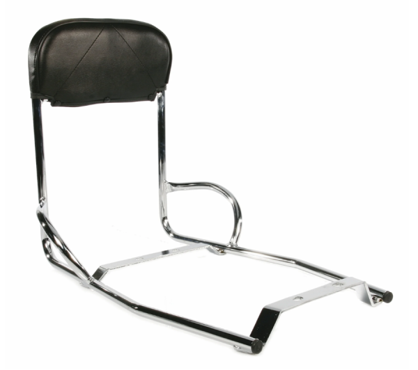 Rugleuning CUPPINI voor Vespa PX 80-200ccm, chroom
