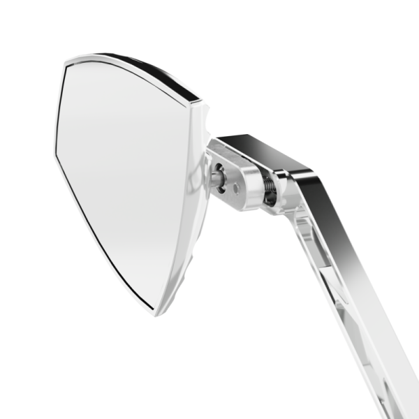 HIGHSIDER pro spiegel Wave zwart/chroom (paar)