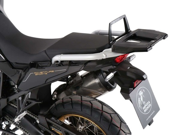 Alurack topkofferdrager zwart voor Honda CRF 1100 Africa Twin / Adventure Sports (20-23)