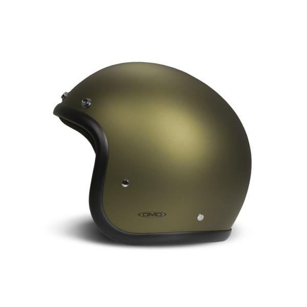 DMD jethelm Retro, groen, mat, Olive Gold, glasvezel, ECE 22.06