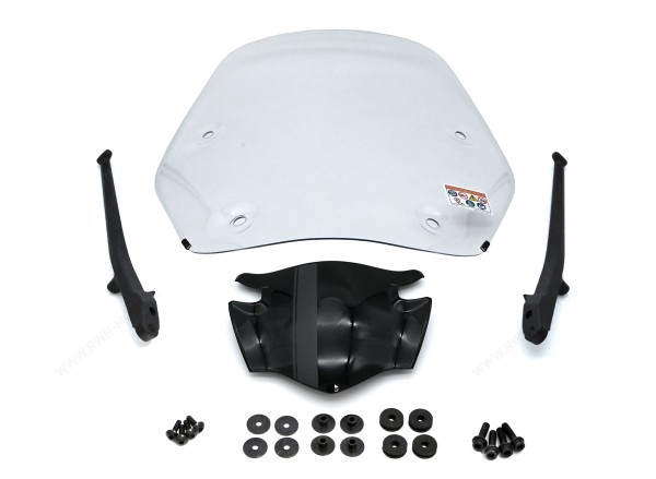 Hoge voorruit NH-C70* MAT ROCK GRAY voor Honda SH 150i (20-) Origineel