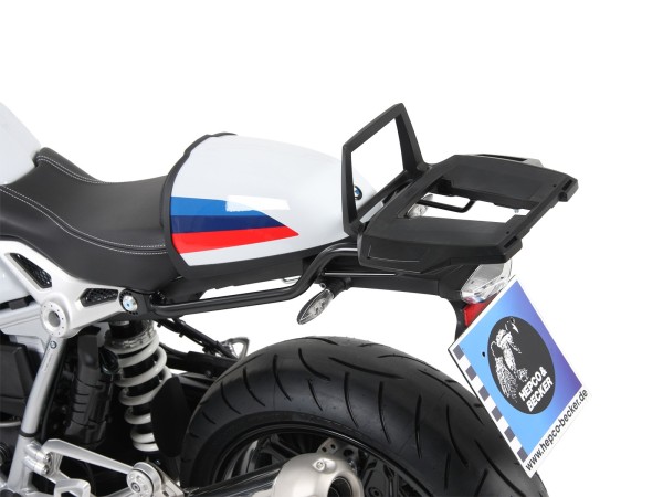 Alurack topkoffer zwart voor BMW R nineT Racer (17-20) Hepco & Becker