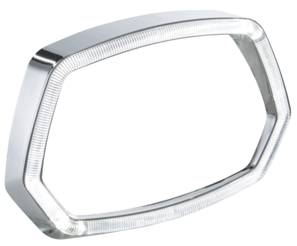 Lampring chroom LED lichtring voor Vespa Sprint 50cc 2T/4T ('13-'18)