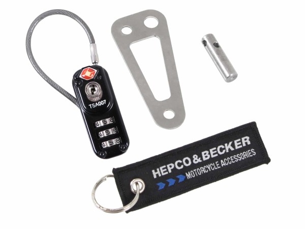 Diefstalbeveiliging voor Lock-it/Basic tanktassen en achtertassen Hepco & Becker