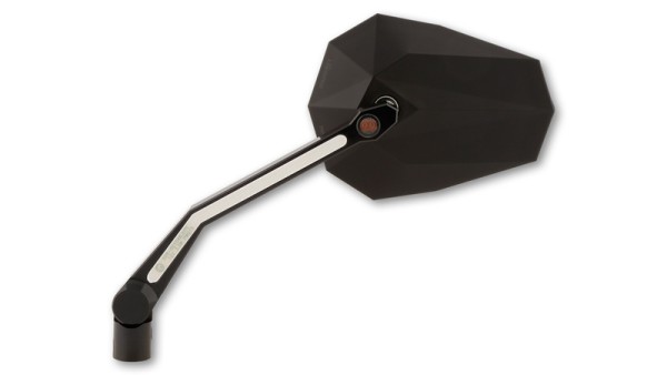 HIGHSIDER pro spiegel Stealth -X4 Zwart Met LED-indicator/positielicht (paar)