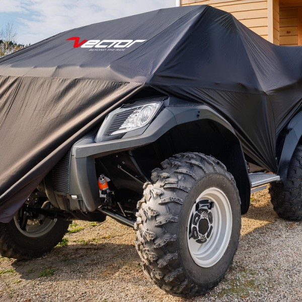 VECTOR Extern afdekzeil voor ATV/Quads - Zwart - M