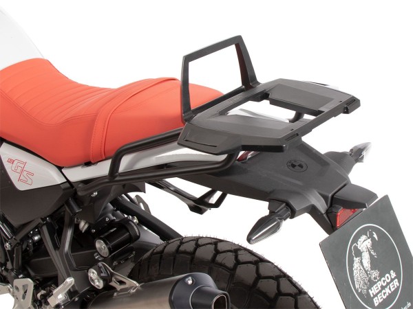 Alurack topkofferdrager zwart voor BMW R 1250 RS (19-) Hepco & Becker