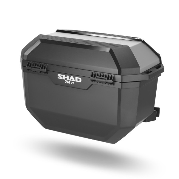 Shad zijkofferset TR27, zwart met aluminium afdekking, 27 l