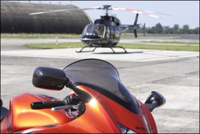 Touring voorruit, getint voor Suzuki GSX1300R Hayabusa BJ. 2008-2012/ GSX1300R Hayabusa BJ. 2013-2017