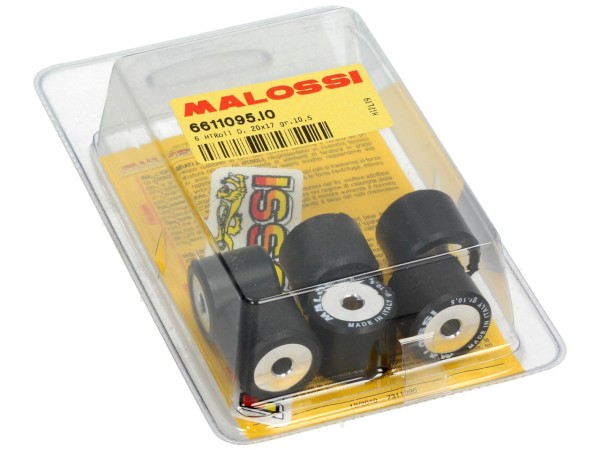 Malossi variator roller set, 20x17 mm, 10,5 g, stuk: 6