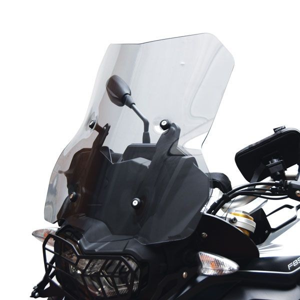 Middenvoorruit op originele beugels voor BMW F 850 GS (18-21), licht getint