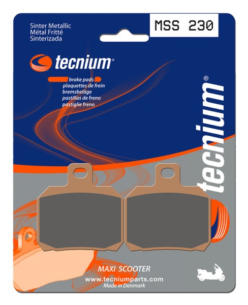Tecnium Maxi Scooter gesinterde metalen remblokken - MSS230