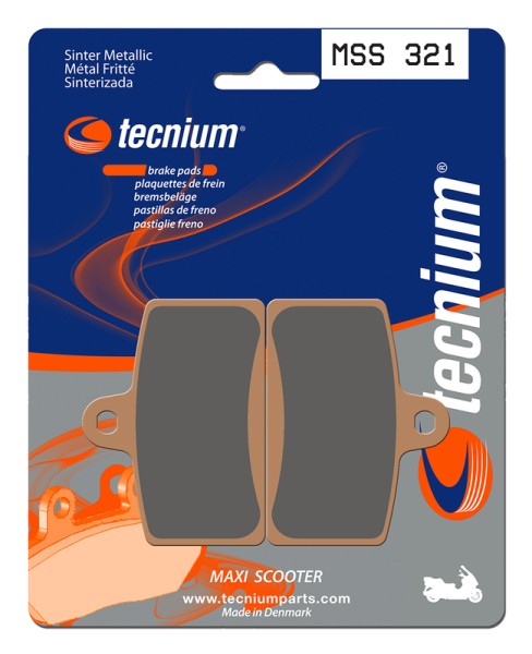 Tecnium Maxi Scooter gesinterde metalen remblokken - MSS321