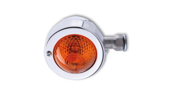 HIGHSIDER Smart Bullet Pike lamp richtingaanwijzer behuizing chroom / lens oranje (stuk), voor & achter