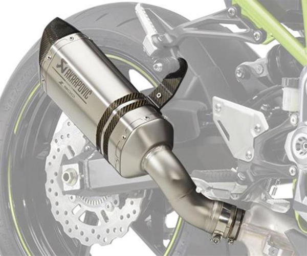 Akrapovic titanium sportuitlaat voor Kawasaki Z 900 /SE (20-24)