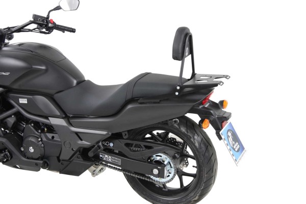 Sissybar met bagagerek zwart voor Honda CTX 700 /N /DCT (14-17) Hepco & Becker