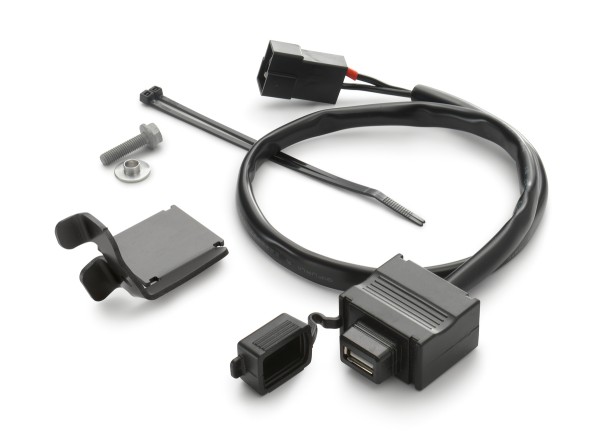 KTM USB-laadcontactdoos kit voor 790 Duke (Bj.18-) / 890 Duke (Bj.20-)