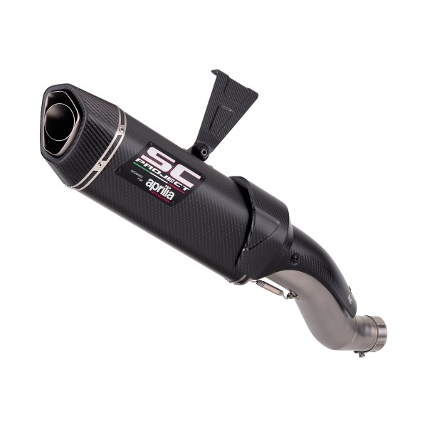 Slip-on geluiddemper SC-Project Street Legal voor Aprilia RSV4 / Tuono V4 1100 (25-)