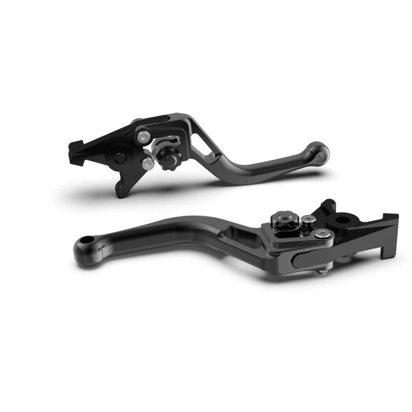 LSL remhendel BOW R12 zwart, kort voor Ducati, KTM