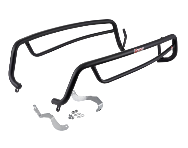 Zijafdekking crashbar achteraan voor Vespa GTS 300cc HPE ('19-), mat zwart