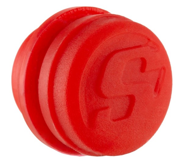 Afdekkap voor eindgewichten stuur, rood