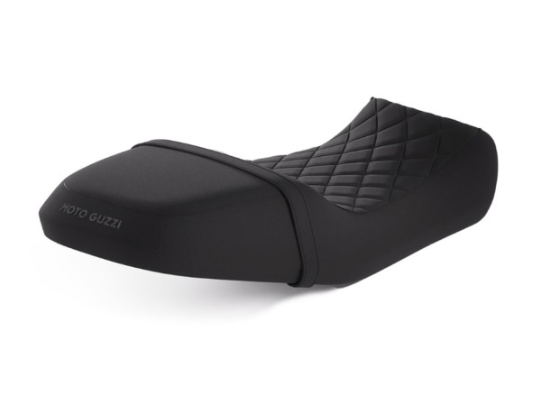 Zadel Stijl zwart voor Moto Guzzi V7 850 Stone /Special /Sport (25-)