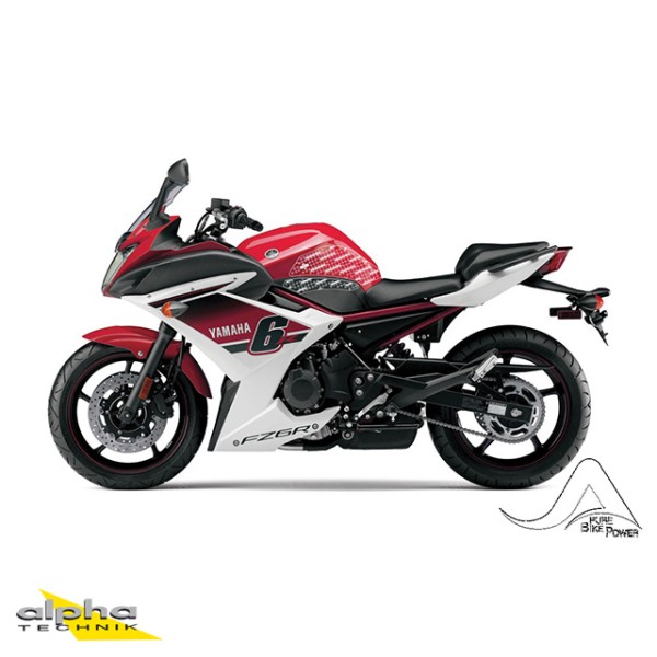 Stompgrip klar, Volcano, für Yamaha XJ6 Diversion (F), 2009-2015