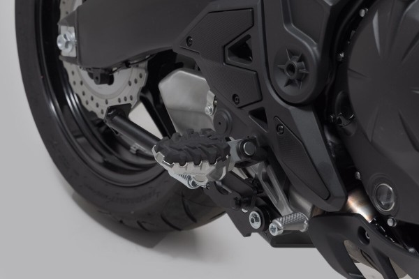 SW-Motech Verstelbare voetsteunen EVO, roestvrij staal, voor Kawasaki Versys 650 - SW Motech