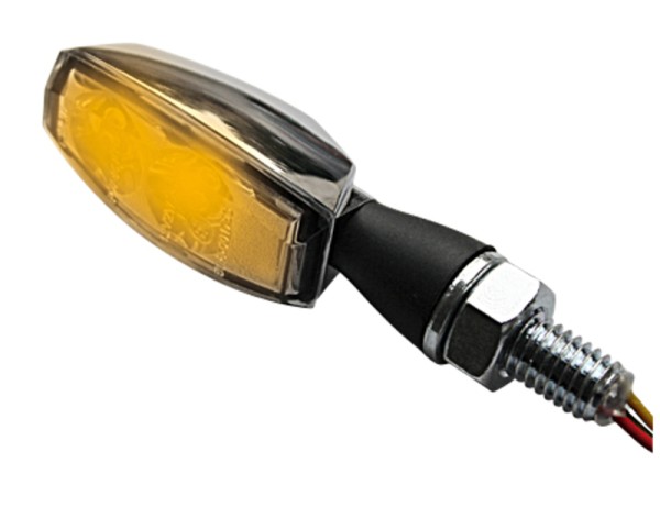 HIGHSIDER Pro Blaze LED knipperlichtbehuizing zwart / lens helder (paar), voor & achter